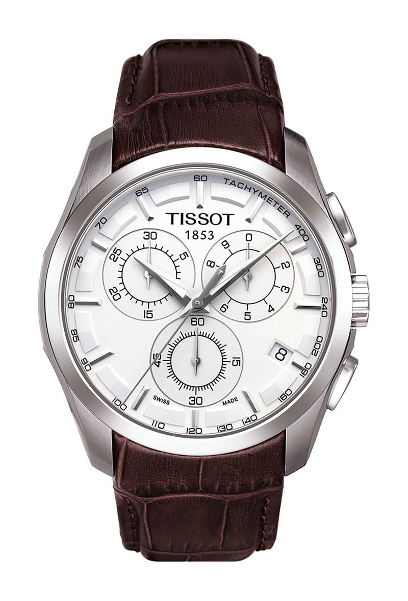 Reloj-Tissot-Couturier-Chronograph-Marron