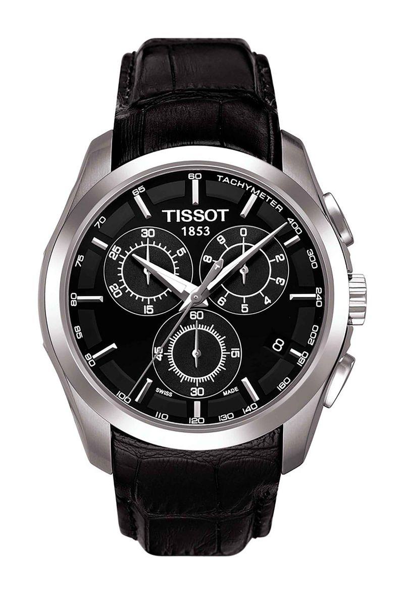 Reloj-Tissot-Couturier-Chronograph-Negro