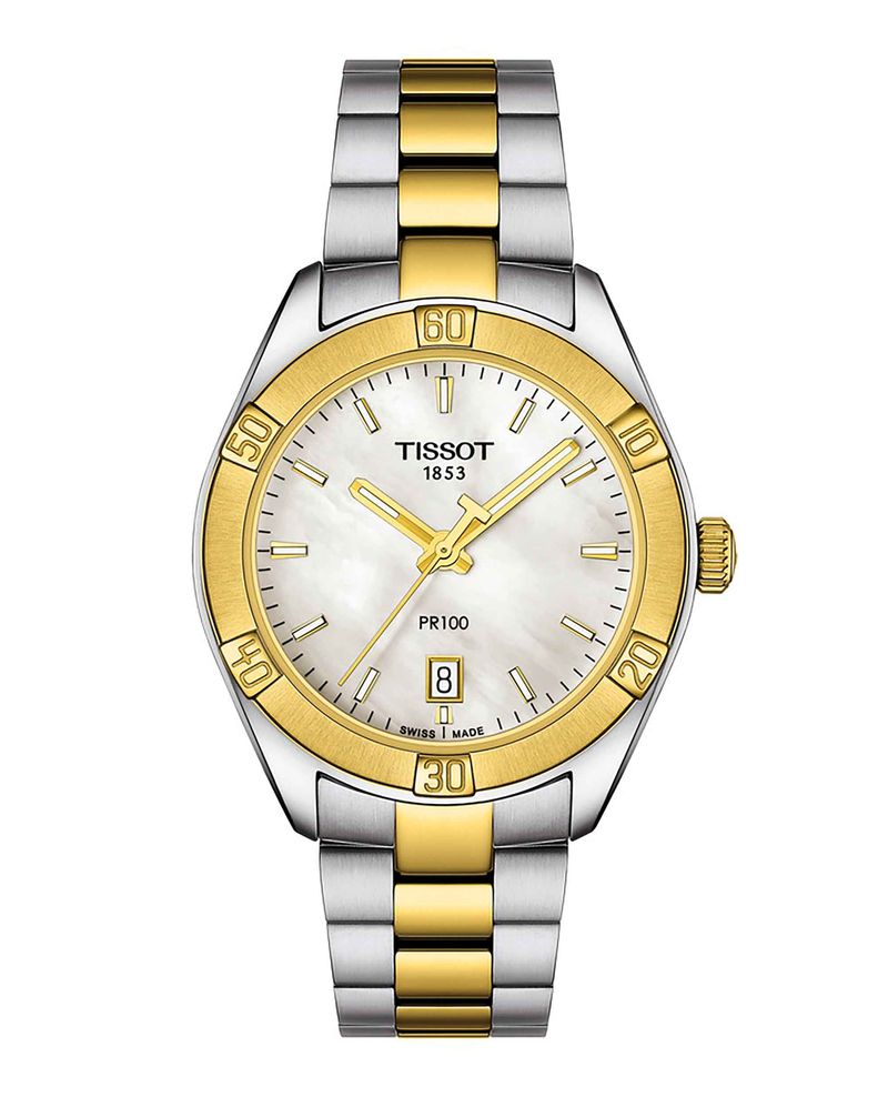 Reloj-Tissot-PR-100-Sport-Chic-Oro