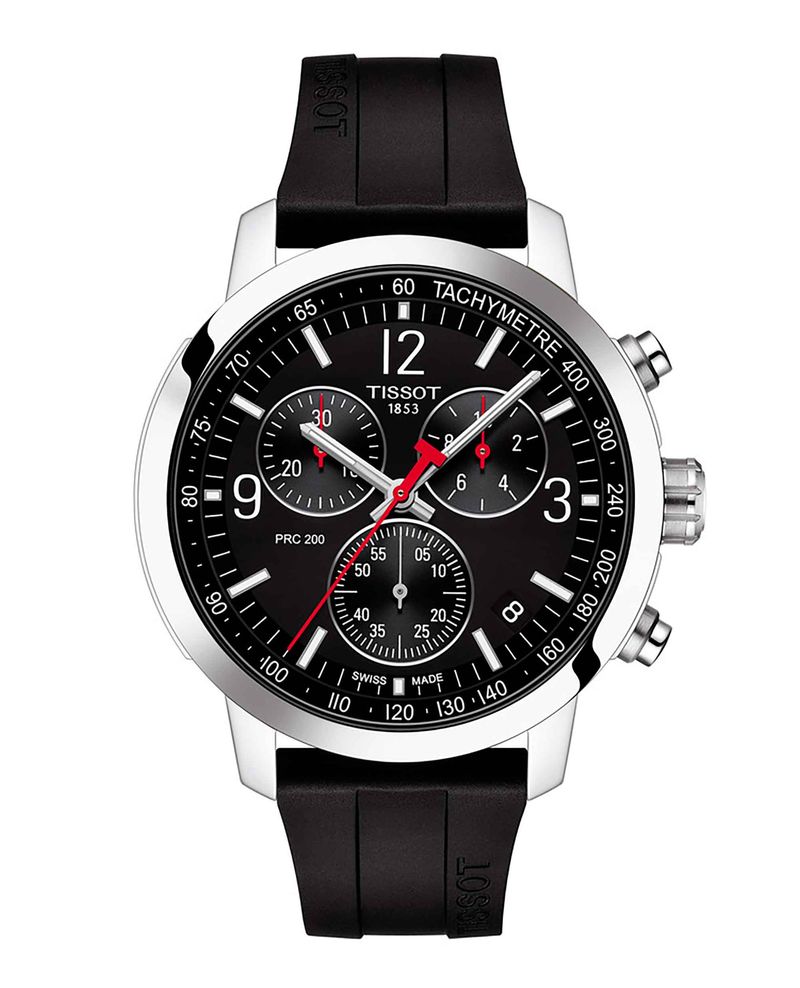 Reloj-Tissot-PRC-200-Chronograph-Negro