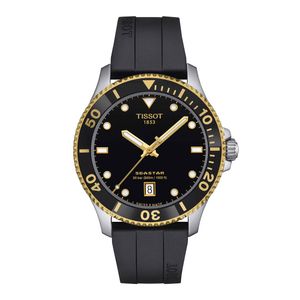 Reloj Tissot Seastar 1000 Resina Negro Dorado