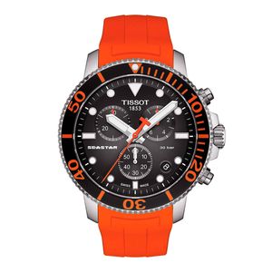 Reloj Tissot Seastar 1000 Chronograph Naranja