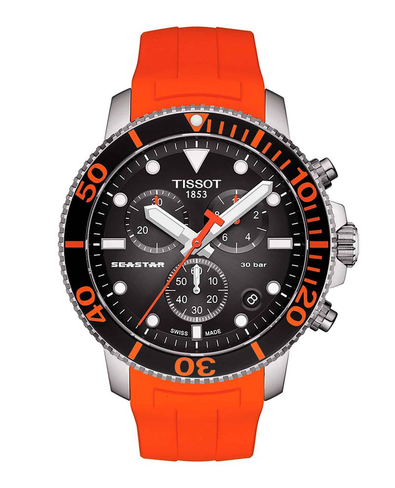 Reloj-Tissot-Seastar-1000-Chronograph-Naranja