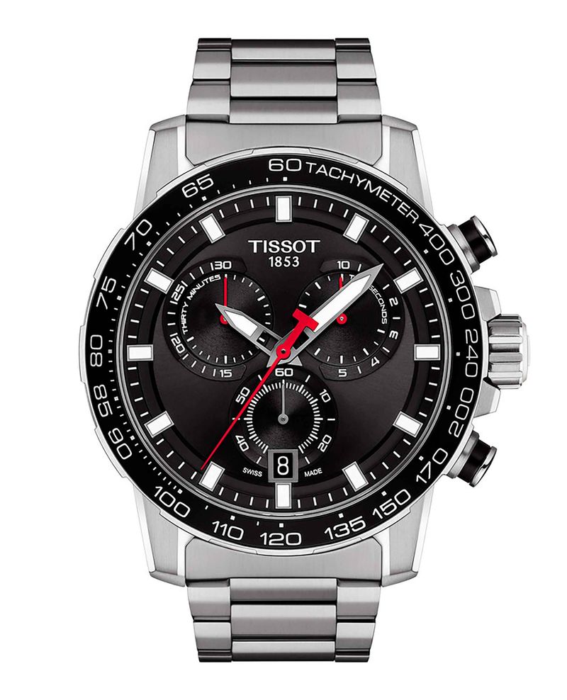 Reloj-Tissot-Supersport-Chrono-Acero-Negro