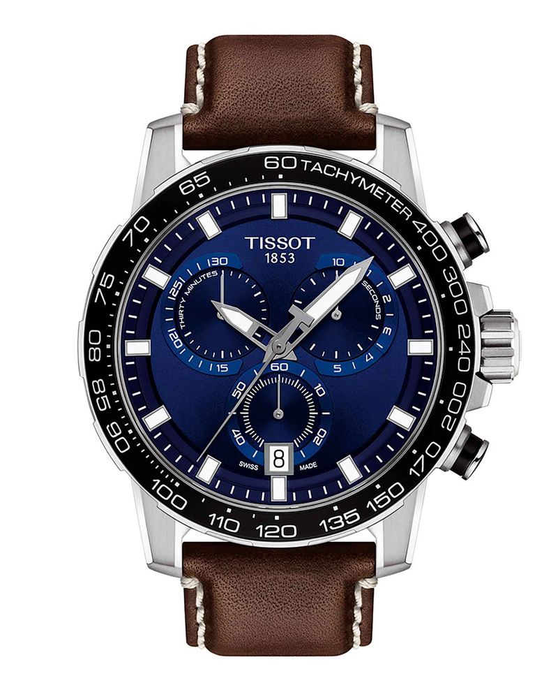 Reloj-Tissot-Supersport-Chrono-Marron-Azul