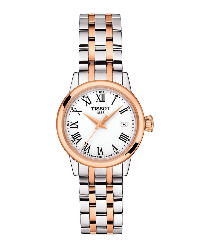 Reloj-Tissot-Classic-Dream-Lady-Oro-Rosa