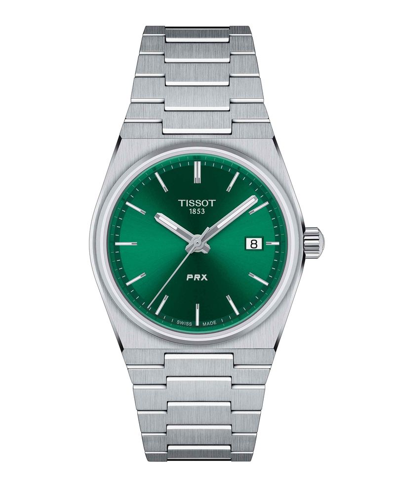 Reloj-Tissot-PRX-Lady-Acero-Verde