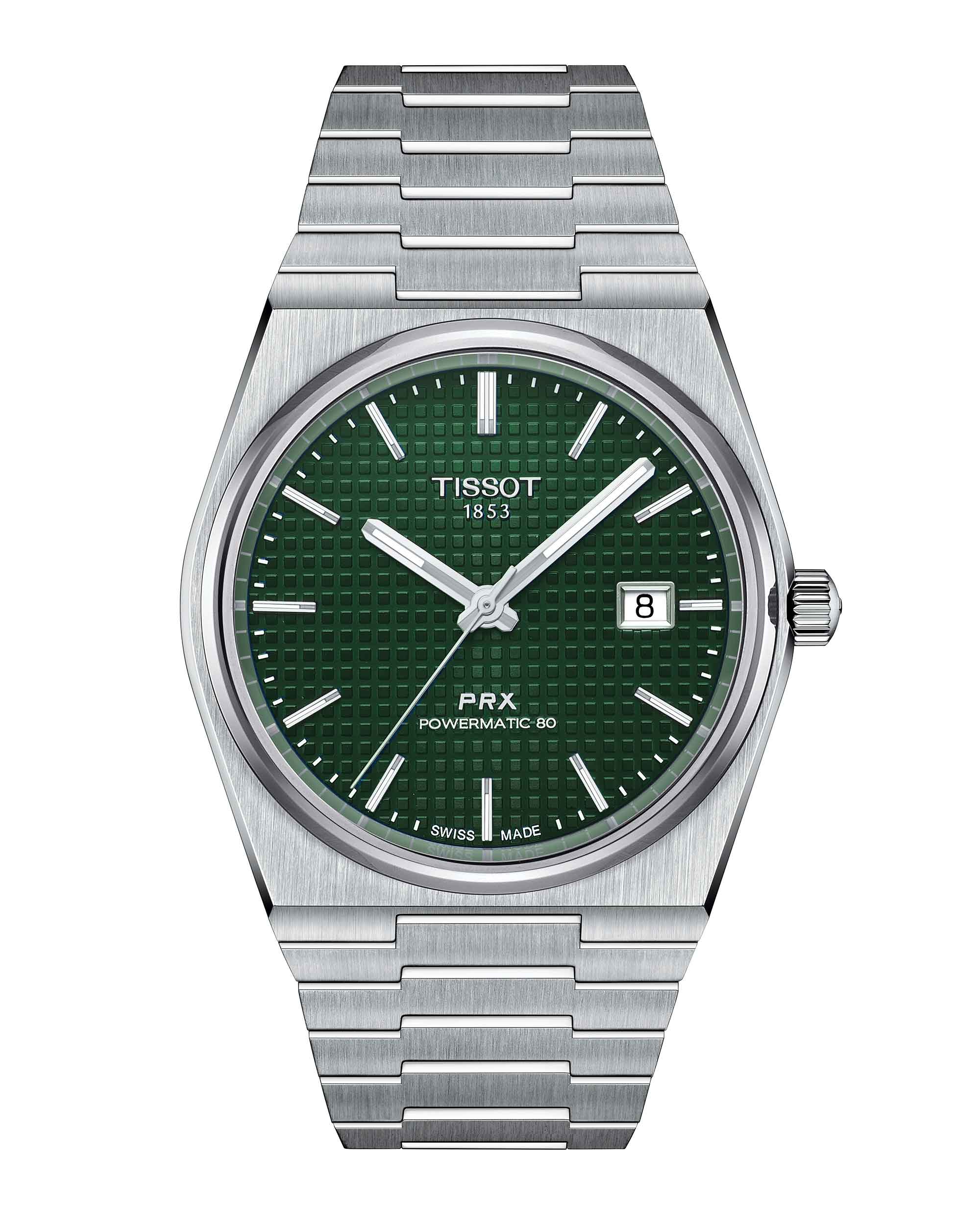 Reloj Tissot PRX Powematic 40mm Verde Zait.cl