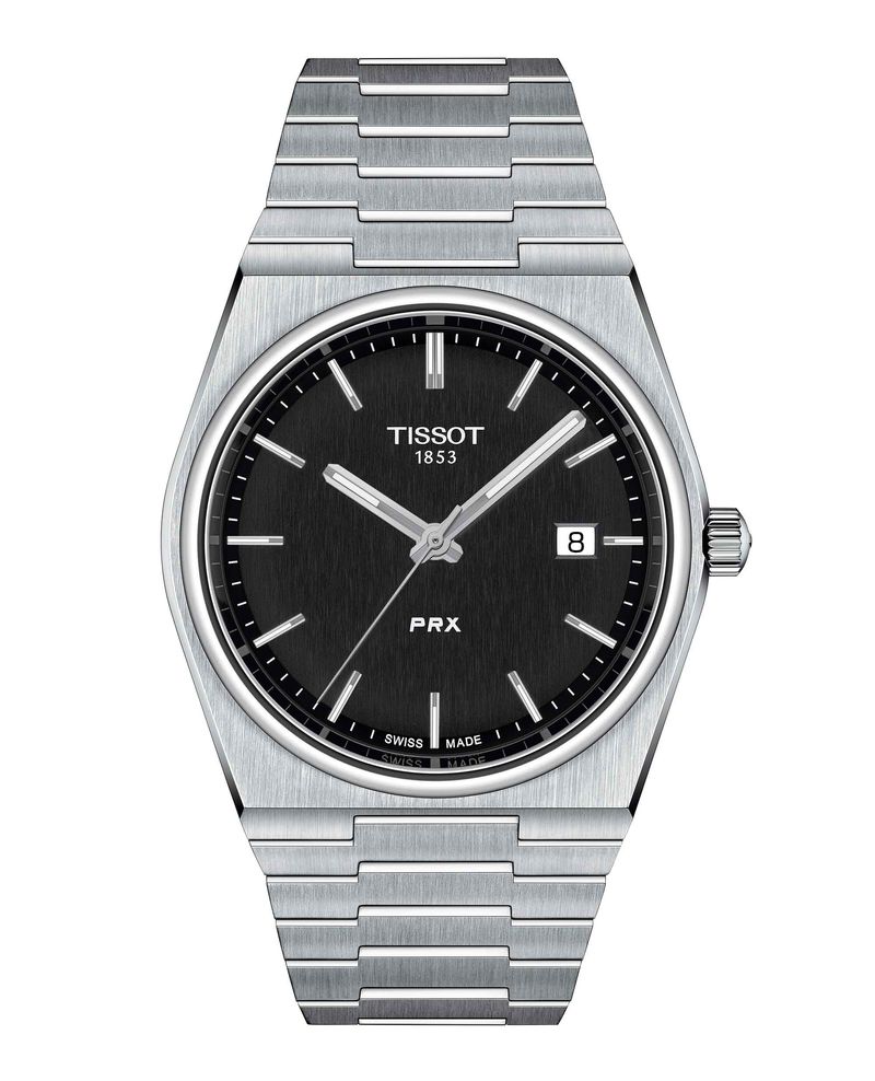 Reloj-Tissot-PRX-Negro-Acero