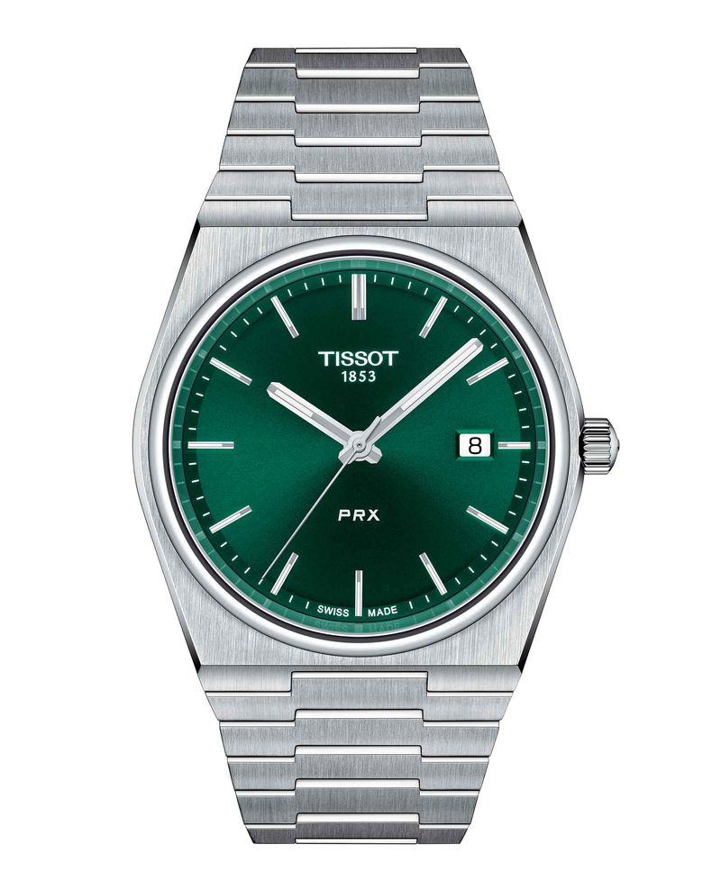 Reloj-Tissot-PRX-Acero-Verde