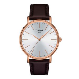 Reloj Tissot Everytime Cuero Café