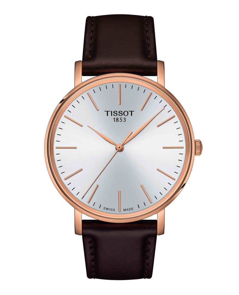 Reloj-Tissot-Everytime-Cuero-Blanco