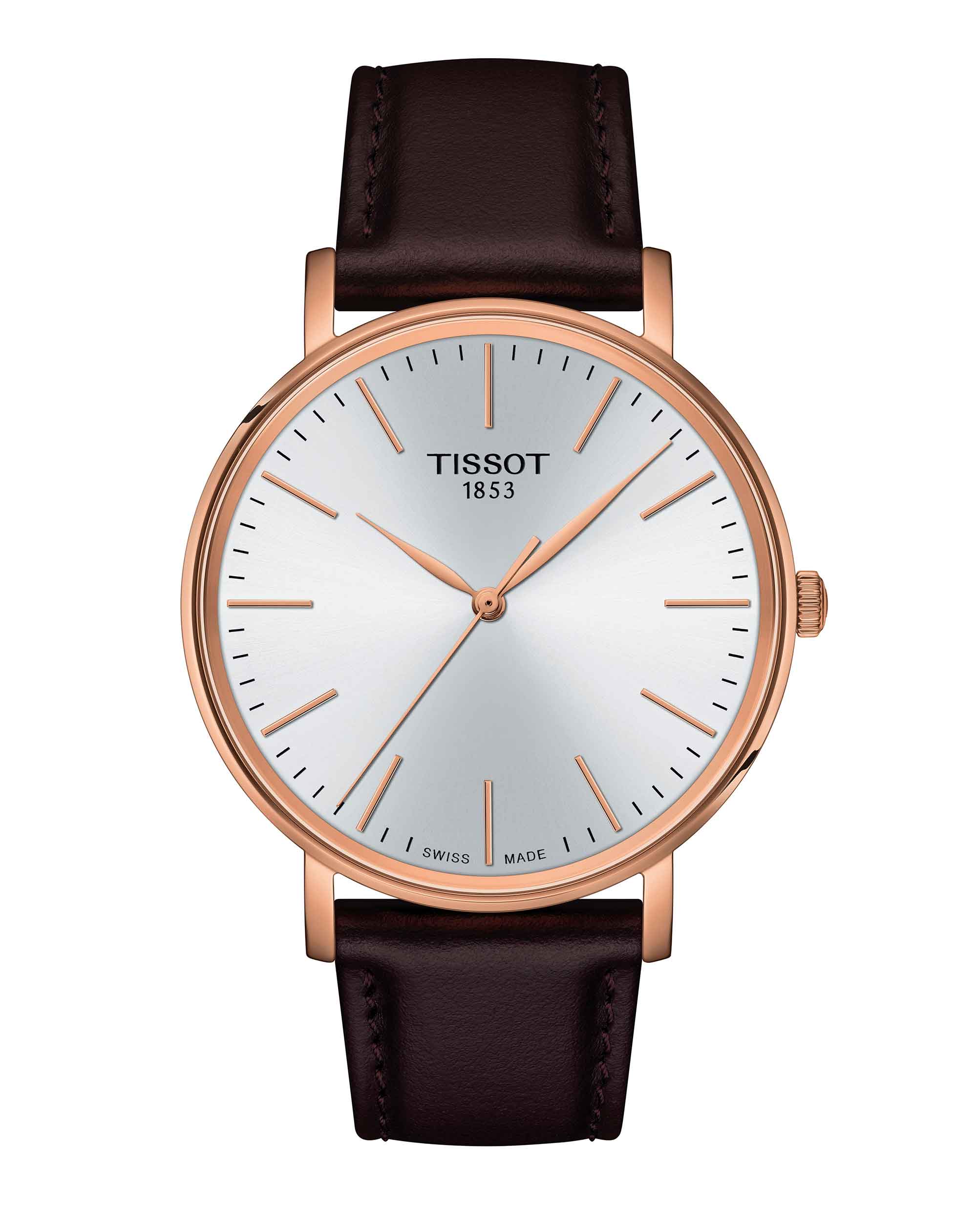 Reloj Tissot Everytime Cuero Blanco Zait.cl