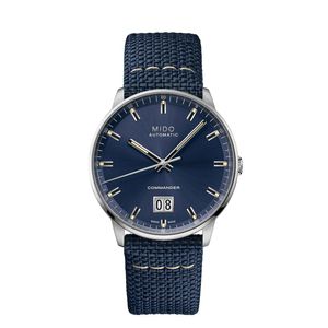 Reloj Mido Commander Big Date Azul