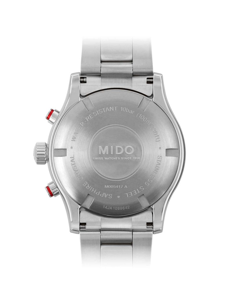 Reloj-Hombre-Mido-Multifort-Quartz-Rojo