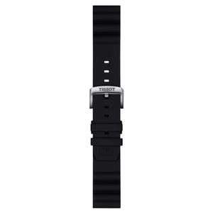 Correa Tissot Siliconaa Negra 22mm