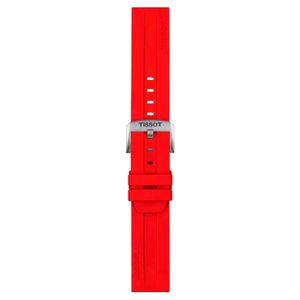 Correa Oficial Tissot Siliconaa Roja 22mm