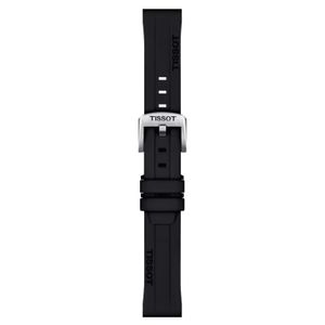 Correa Tissot Siliconaa Negro 18mm