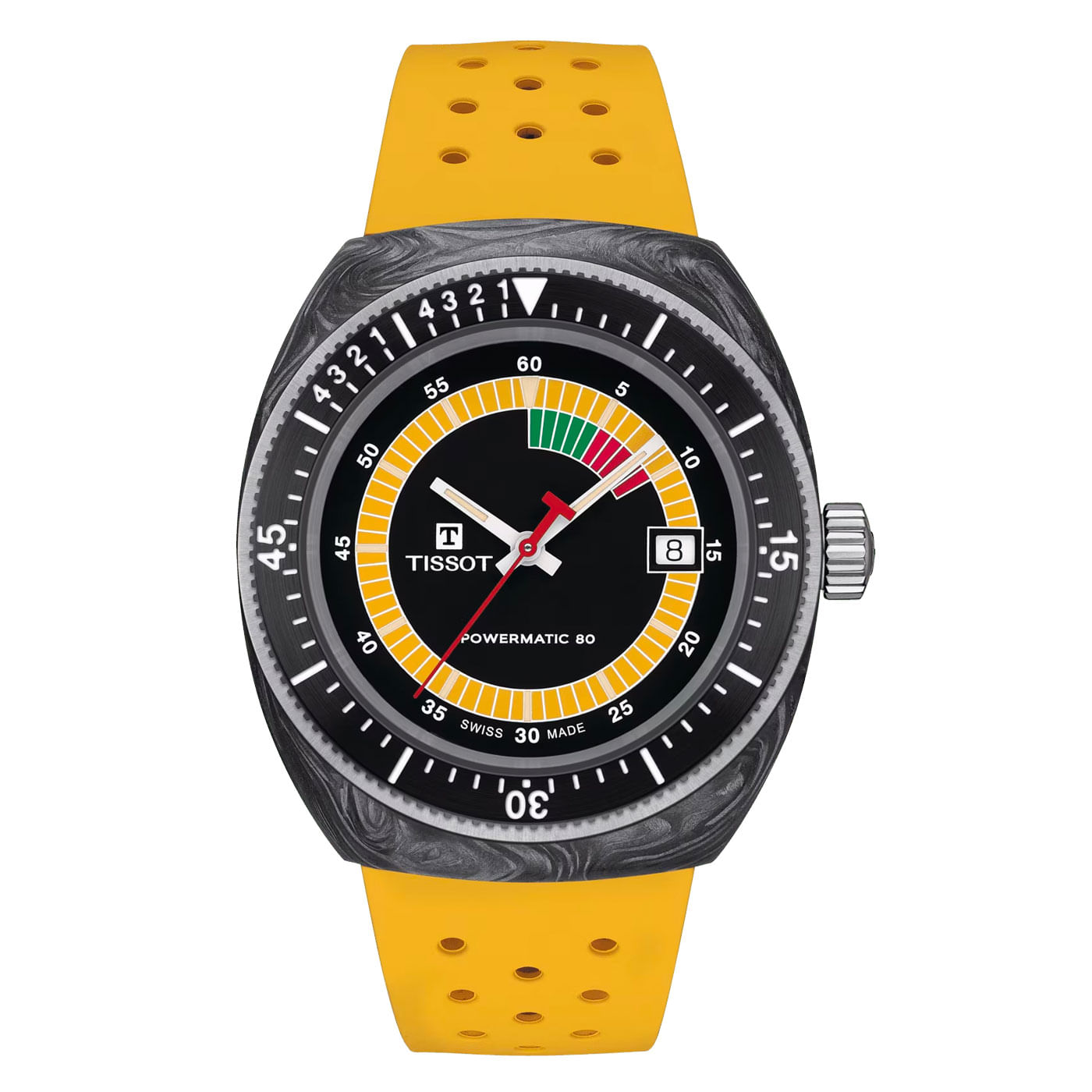 Reloj Tissot Sideral Powermatic 80 Amarillo Zait.cl