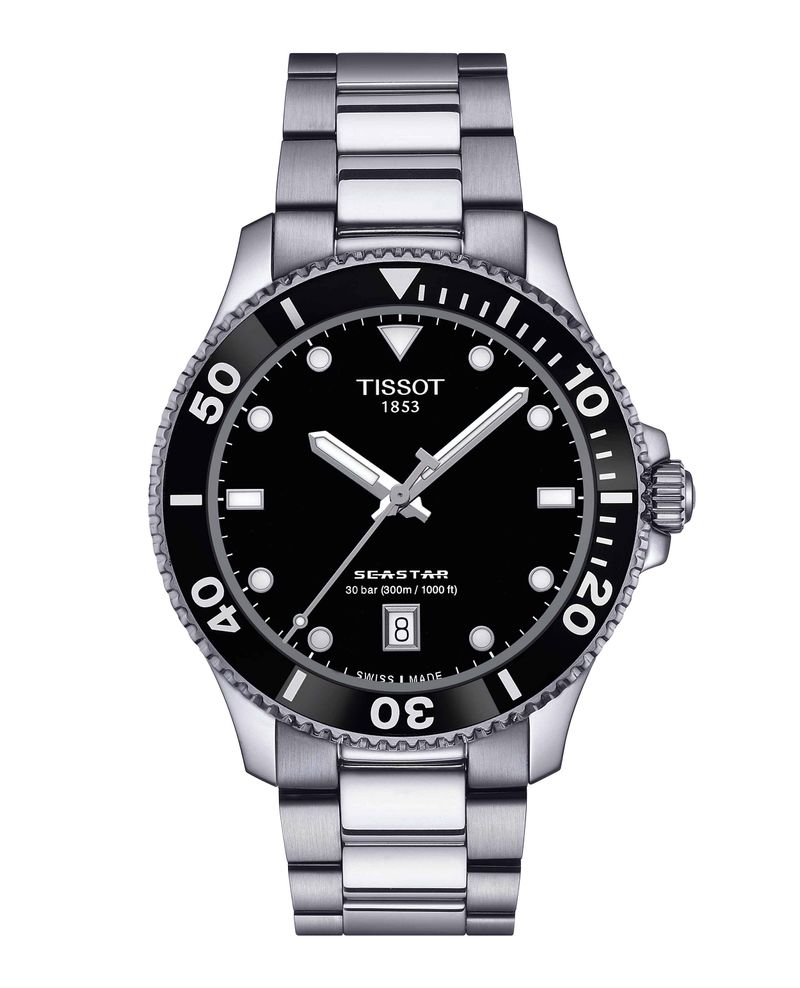 Reloj Tissot Seastar Acero Negro Zait.cl