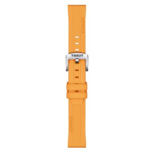 Correa Oficial Tissot Siliconaa Naranja 18mm