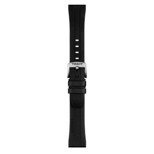 Correa Tissot Silicona Negro 20mm