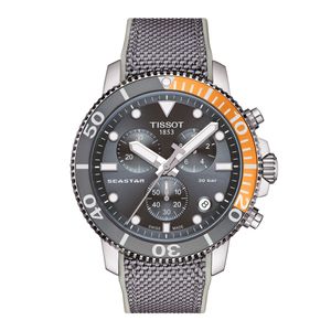 Reloj Tissot Seastar 1000 Chronograph Tela Gris