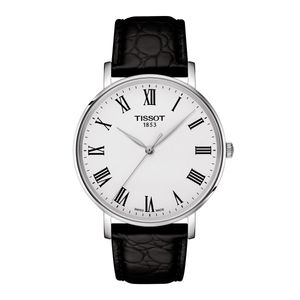 Reloj Tissot Everytime Medium Cuero Negro