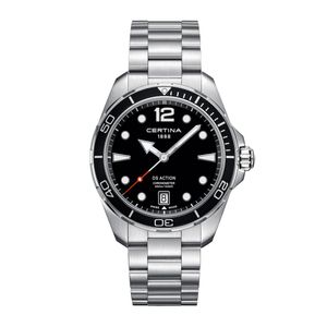 Reloj Certina Ds Action Acero Negro