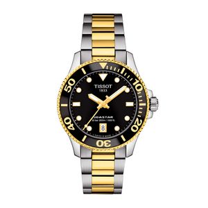 Reloj Tissot Seastar 1000 Bicolor Negro