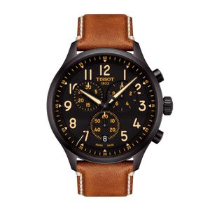 Reloj Tissot Chrono Xl Cuero Café