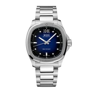 Reloj Mido Multifort TV Big Date Acero Azul