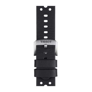 Correa Tissot Cuero Negro 22mm