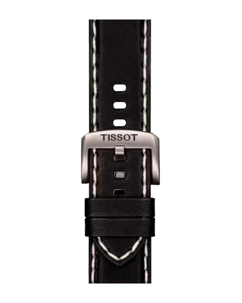 Correa-Tissot-Oficial-Cuero-Negro-con-Costuras-22-mm