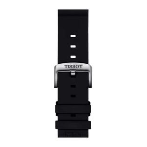 Correa Tissot Siliconaa Negra 22mm