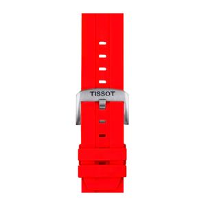 Correa Oficial Tissot Siliconaa Roja 22mm