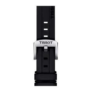 Correa Tissot Siliconaa Negro 18mm