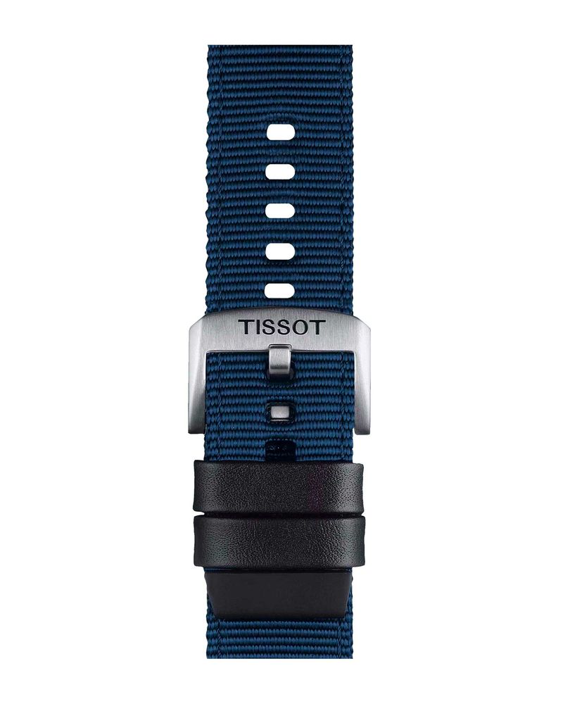 Correa-Tissot-Oficial-Textil-Azul-22-mm