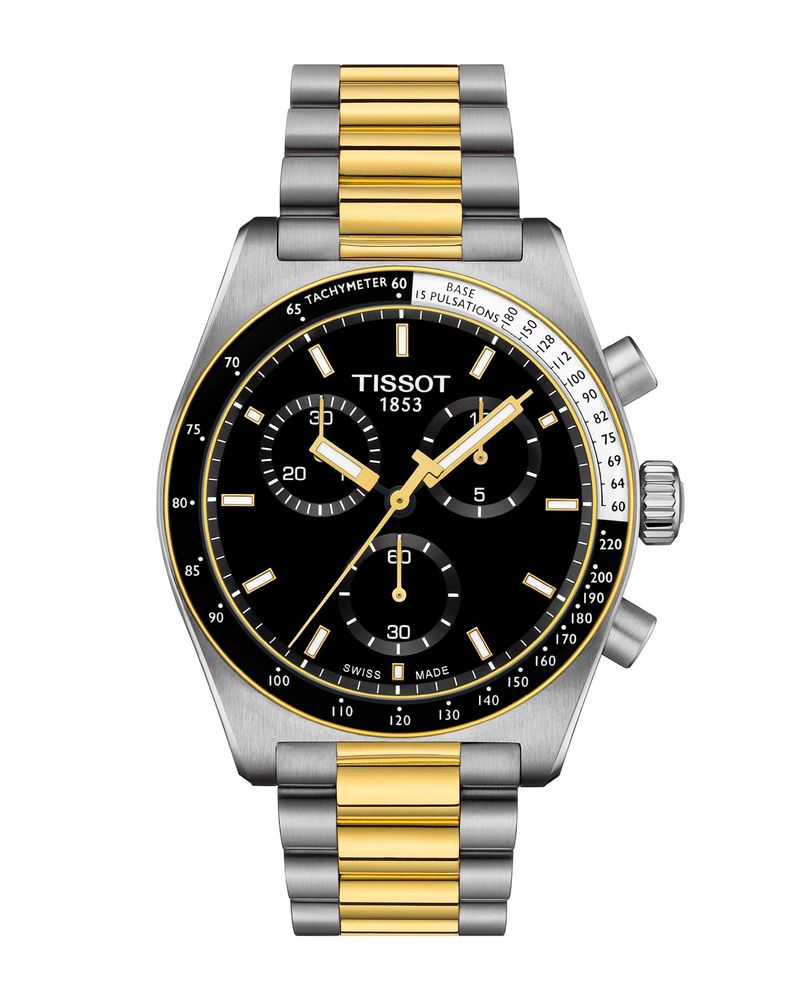 Reloj-Tissot-PRS-516-Chronograph-Acero-Bicolor-