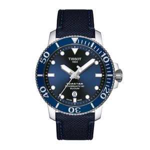 Reloj Tissot Seastar 1000 Powermatic 80 Tela Azul