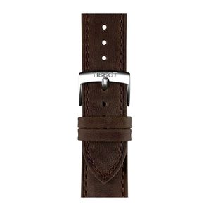 Correa Oficial Tissot Cuero Dark Brown 20mm