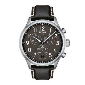 Reloj Tissot Chrono XL Cuero Acero Negro