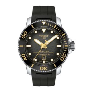 Reloj Tissot Seastar 2000 Professional Resina Dorado