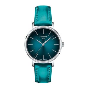 Reloj Tissot Everytime Cuero Verde