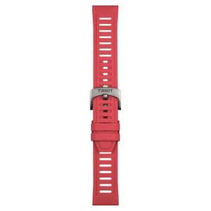 Correa Tissot Silicona Roja 21mm