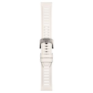 Correa Tissot Silicona Blanca 21mm
