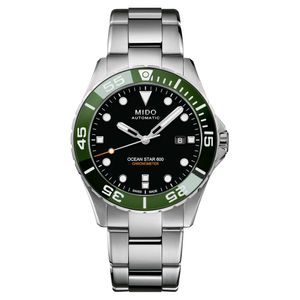 Reloj Mido Ocean Star 600 Chronometer Acero Verde