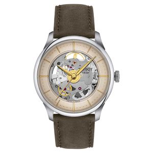 Reloj Tissot Chemin Des Tourelles Skeleton Cuero