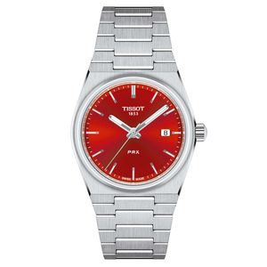 Reloj Tissot PRX Acero Rojo