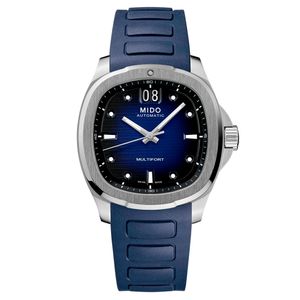 Reloj Mido Multifort TV Big Date Resina Azul